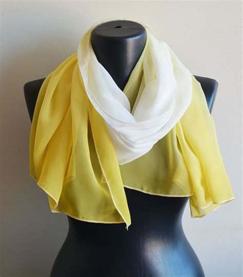 yellow silk scarves for women.